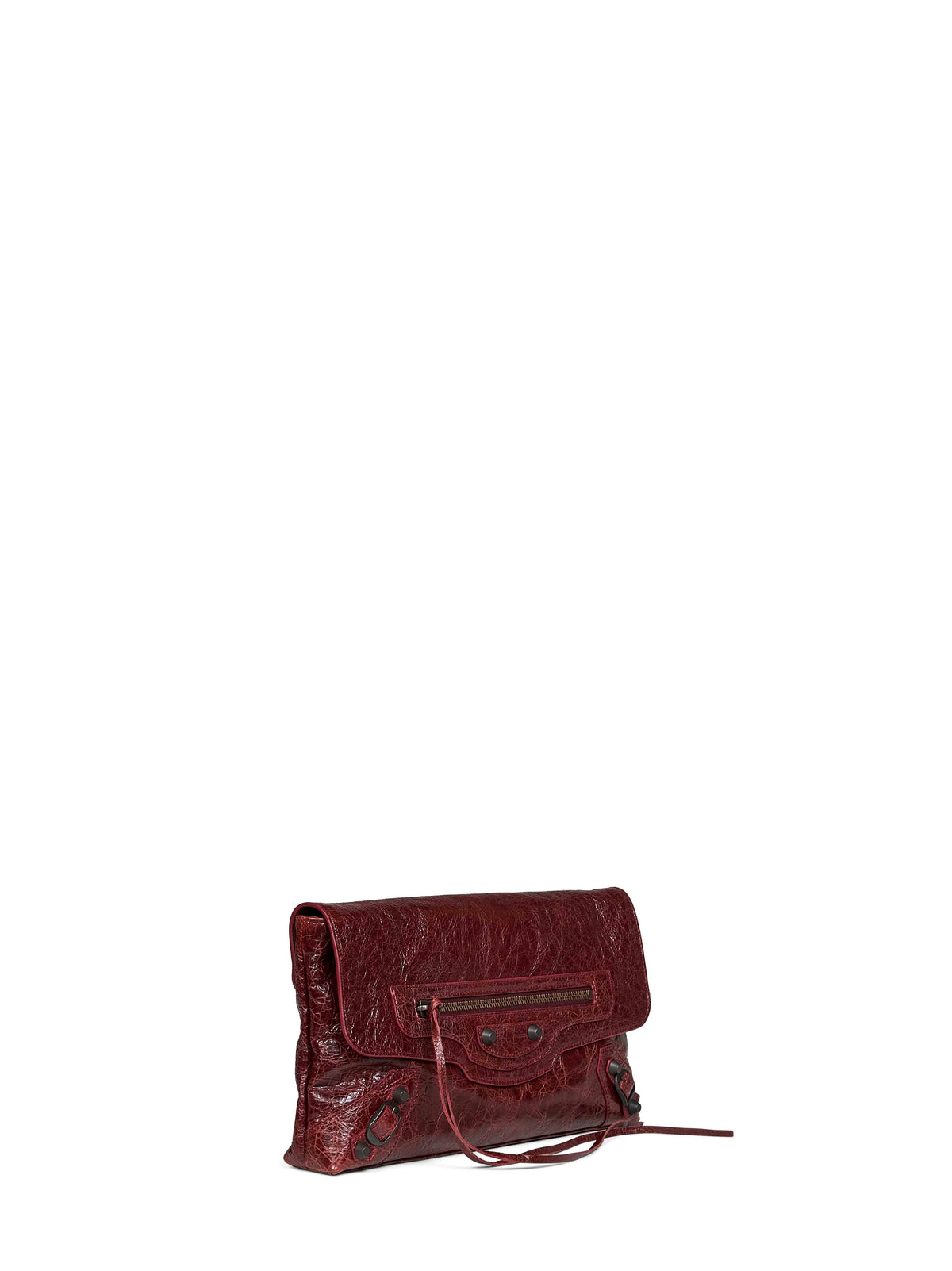 Balenciaga Women Berry Red Le City Clutch