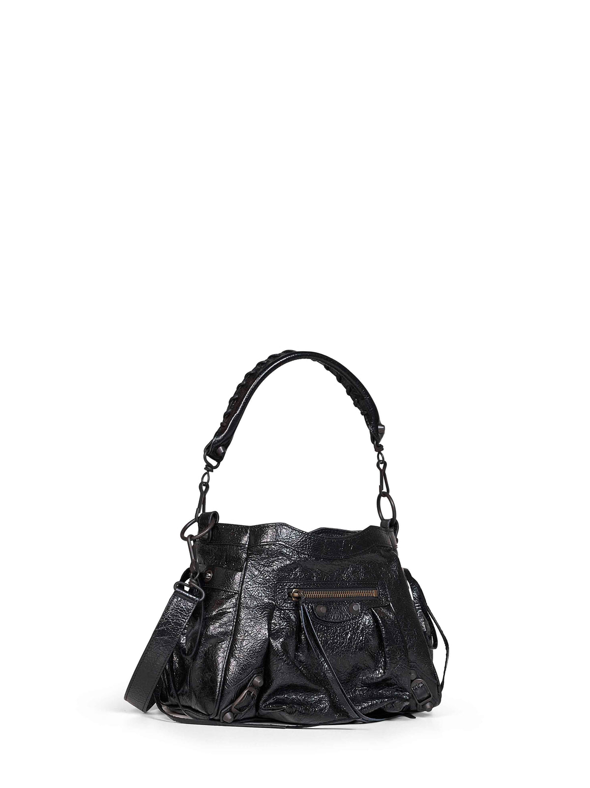 Balenciaga Women Black Le City Bucket Bag Small
