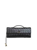 Bottega Veneta Women Black Andiamo Clutch Top Handle Clutch Bag