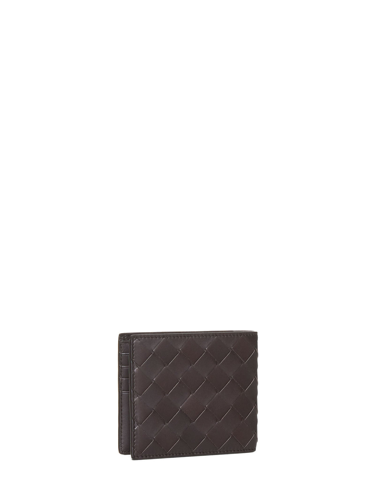 Bottega Veneta Women Brown Bi-Fold Intrecciato Wallet