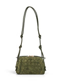 Bottega Veneta Women Green Tweed Concert Pouch