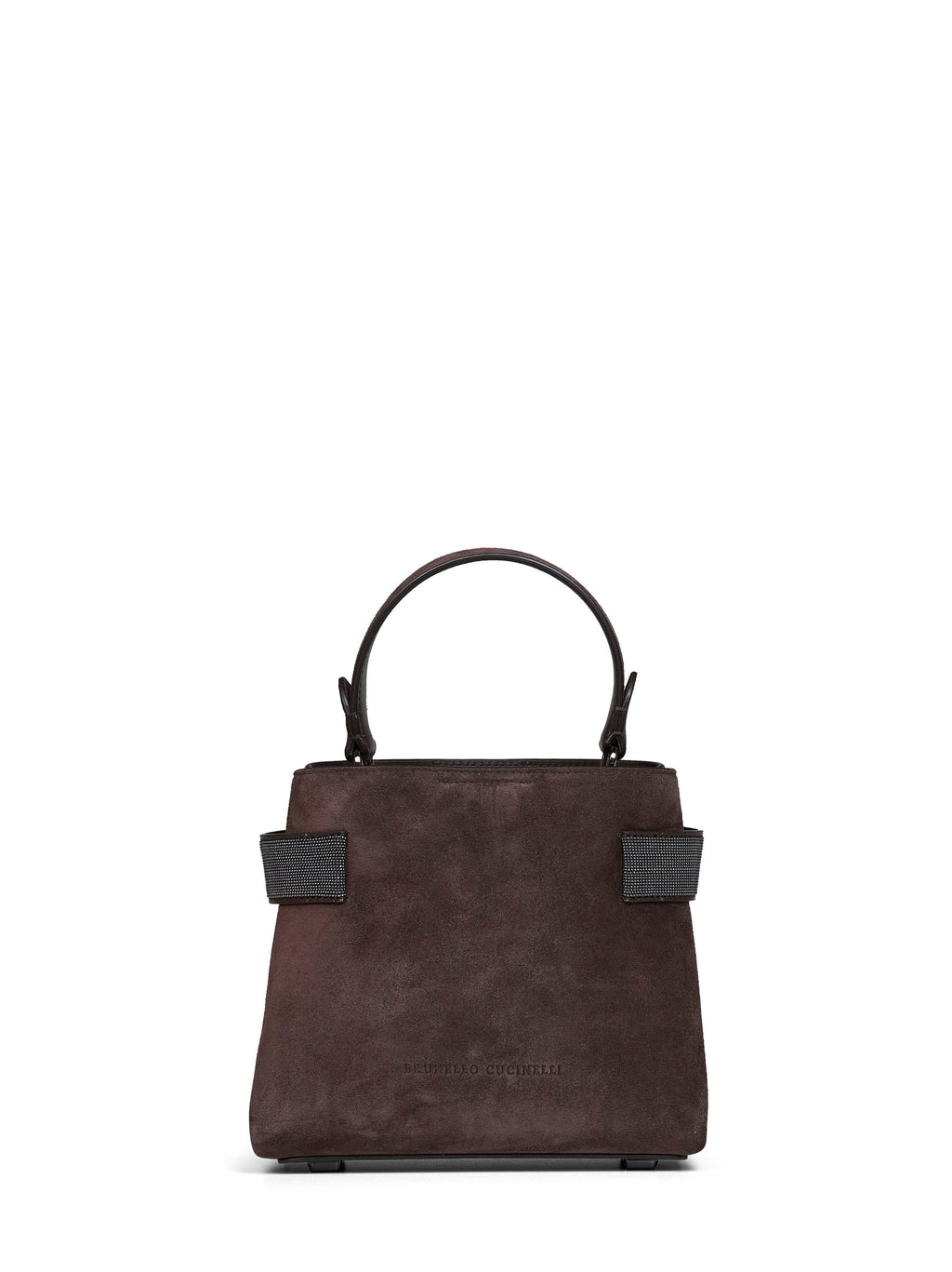 Brunello Cucinelli Women Espresso Essence Small Top-Handle Bag