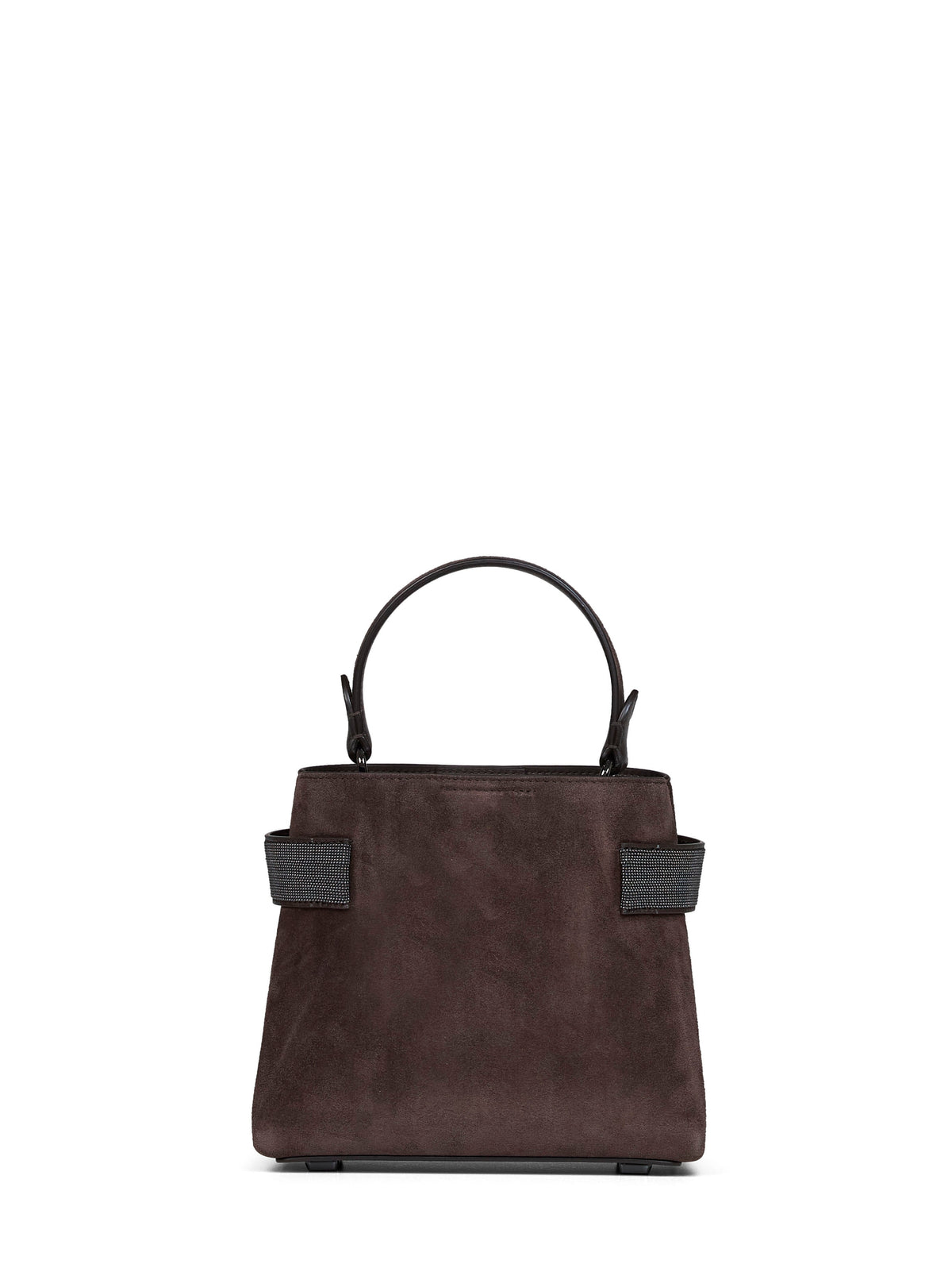 Brunello Cucinelli Women Espresso Essence Small Top-Handle Bag