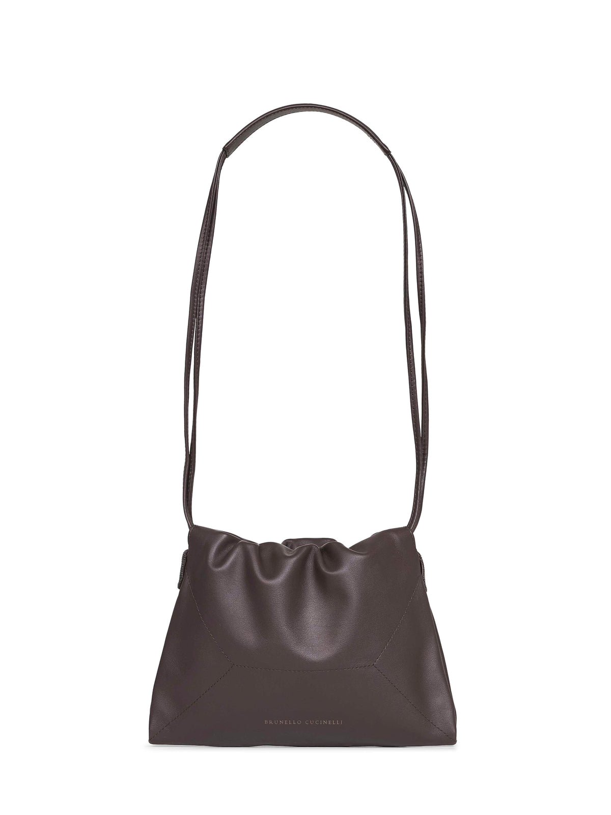 Brunello Cucinelli Women Dark Brown Bc Duo Pouch Bag