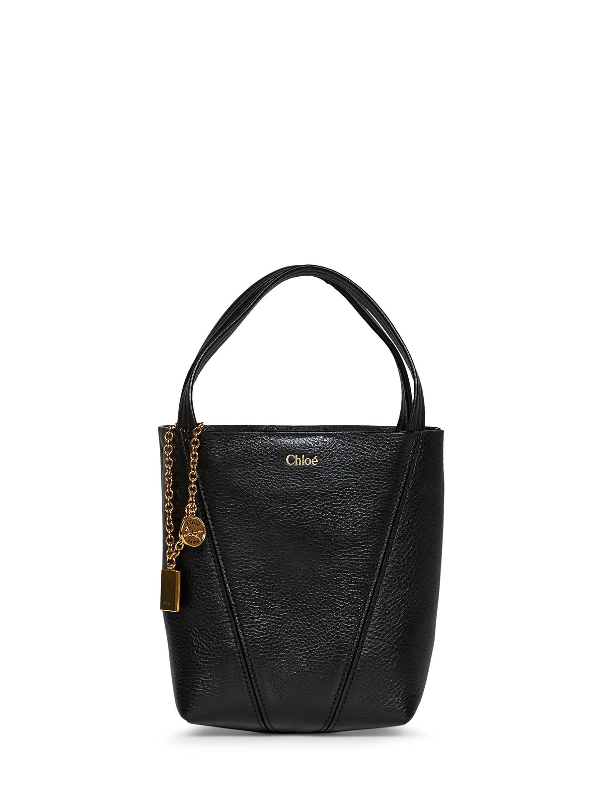 Chloé Women Black Chloé Spin Small Tote Bag