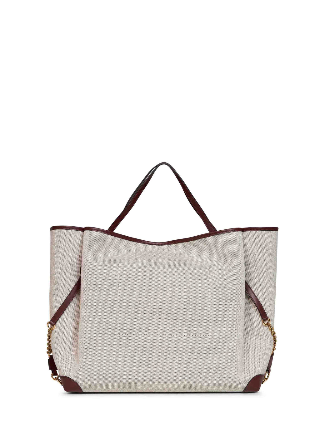 Chloé Women Crafty Brown Large Chloé Clover Shoulder Bag