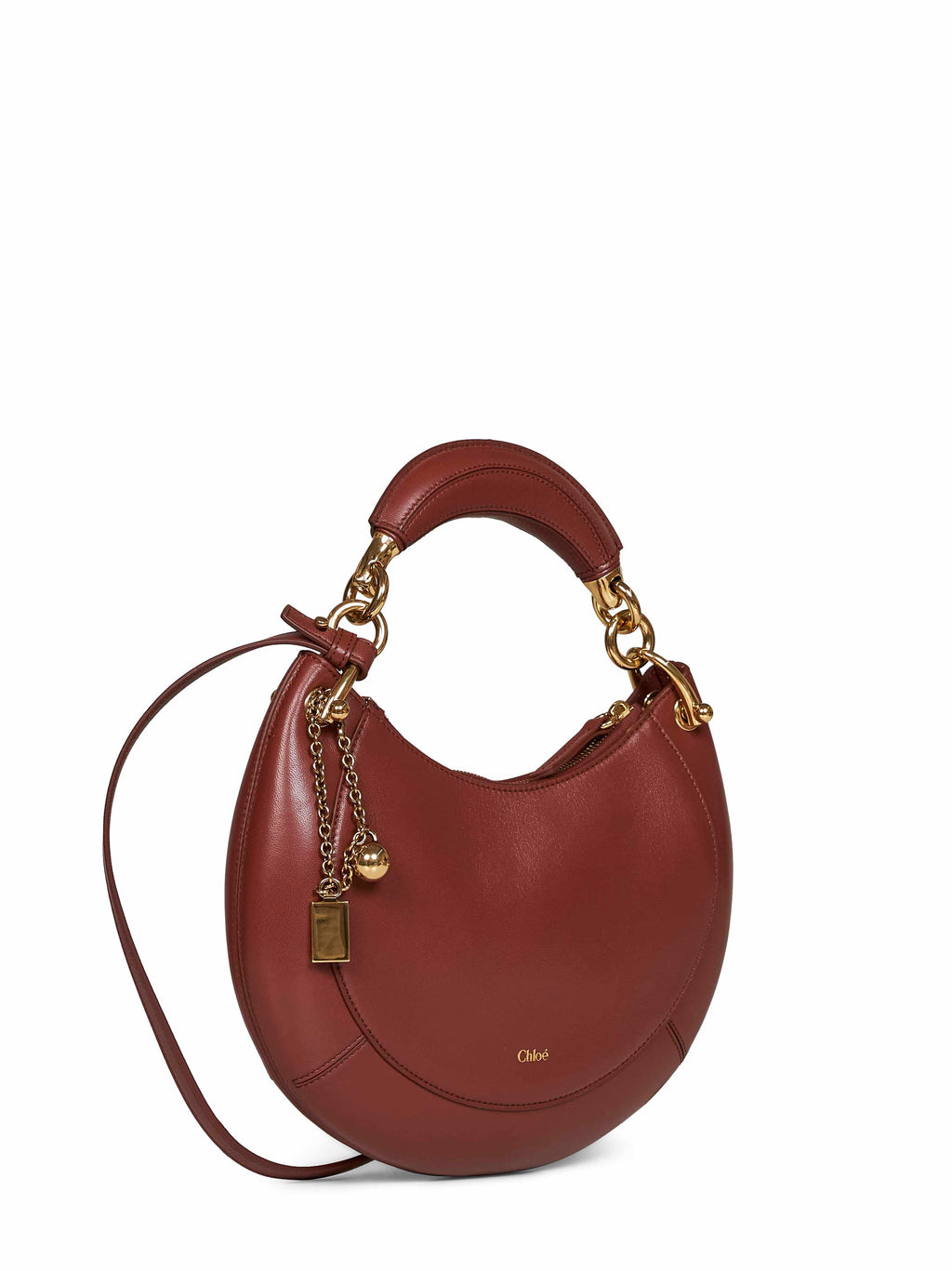 Chloé Women Blushy Brown Banana Small Hobo Bag