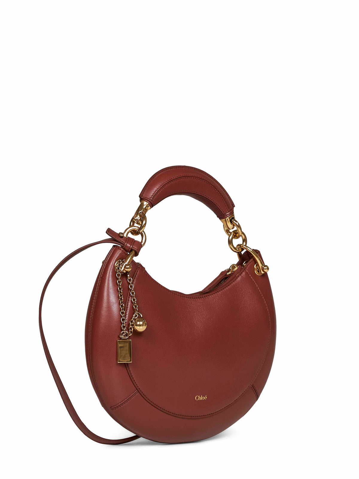 Chloé Women Blushy Brown Banana Small Hobo Bag
