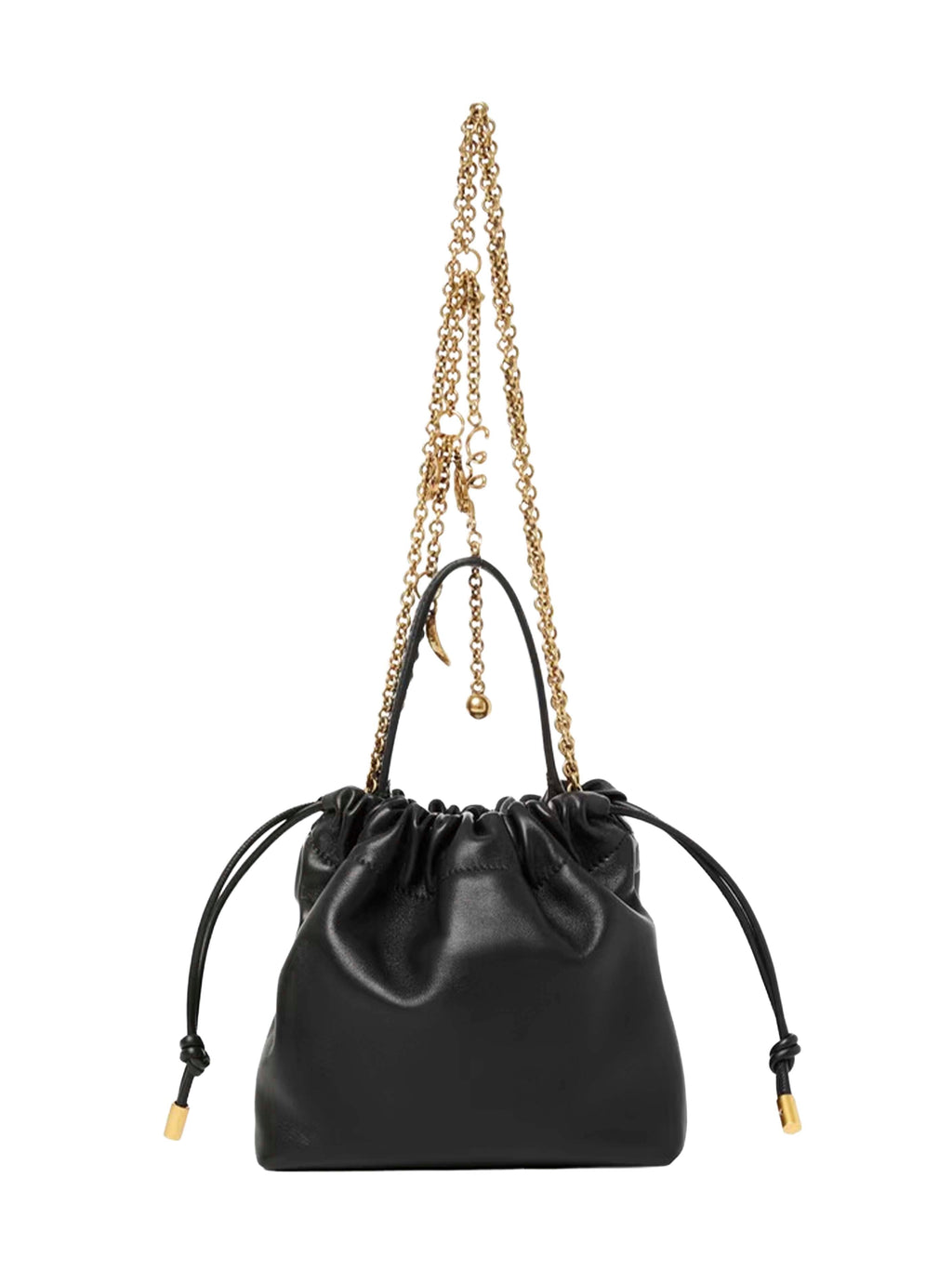 Chloé Women Black Chloé Icons Mini Shoulder Bag With Chain
