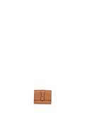 Chloé Women Mustang Brown Paddington Mini Tri-Fold Wallet