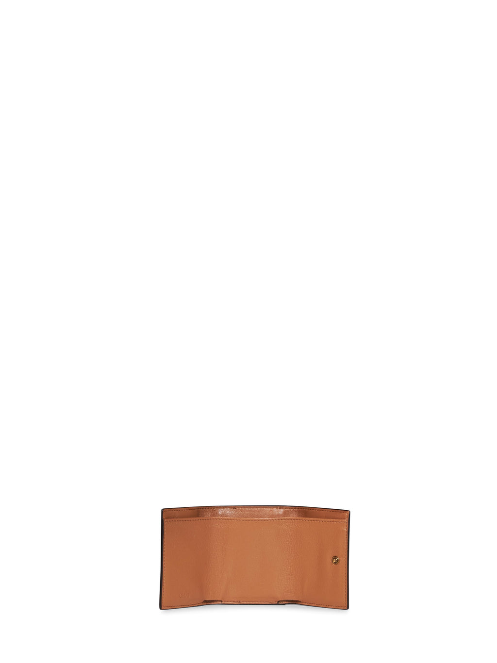 Chloé Women Mustang Brown Paddington Mini Tri-Fold Wallet