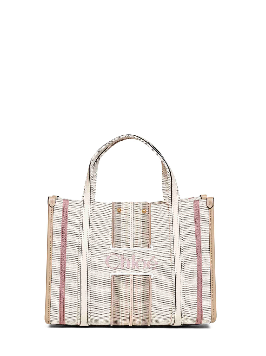 Chloé Women Nude Woody Loop Small Tote Bag