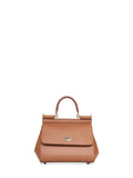 Dolce & Gabbana Women Medium Sicily Handbag In Camel