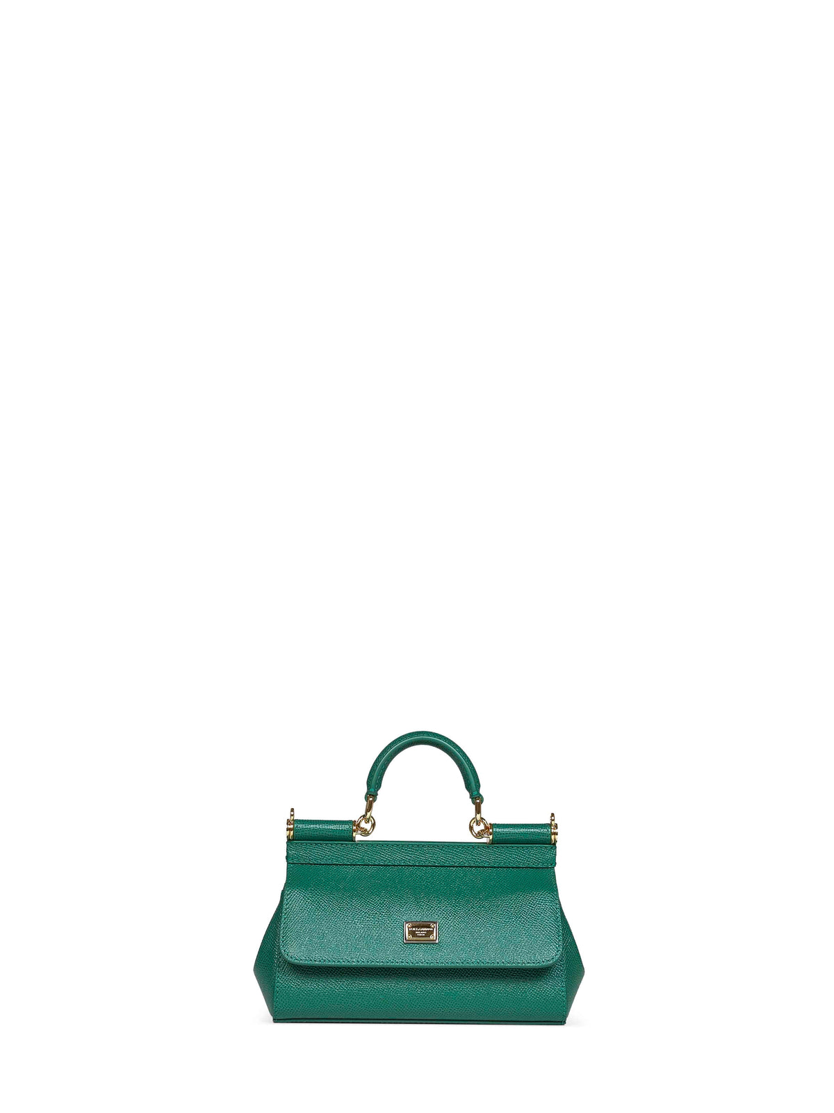 Dolce & Gabbana Women Emerald Green Mini Sicily Handbag