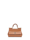Dolce & Gabbana Women Caramel Small Sicily Handbag