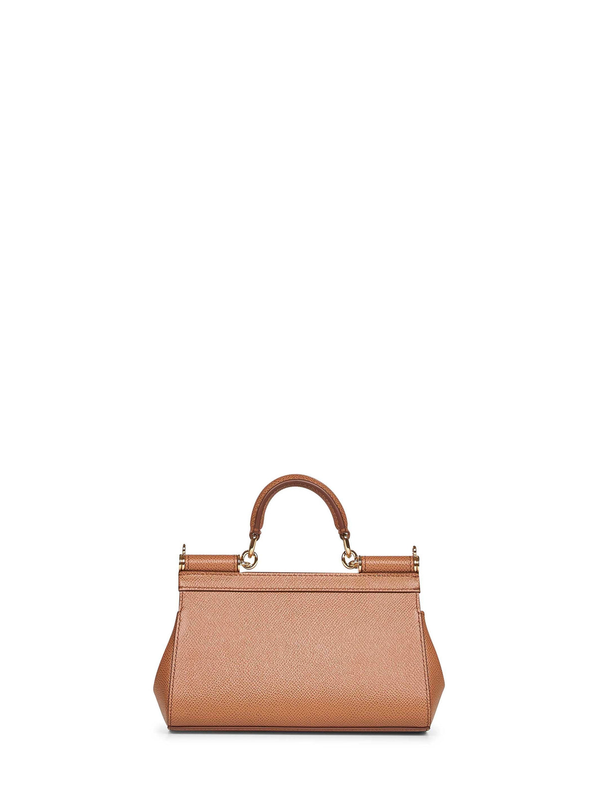 Dolce & Gabbana Women Caramel Small Sicily Handbag