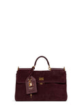 Dolce & Gabbana Women Burgundy My Sicily Medium Handbag