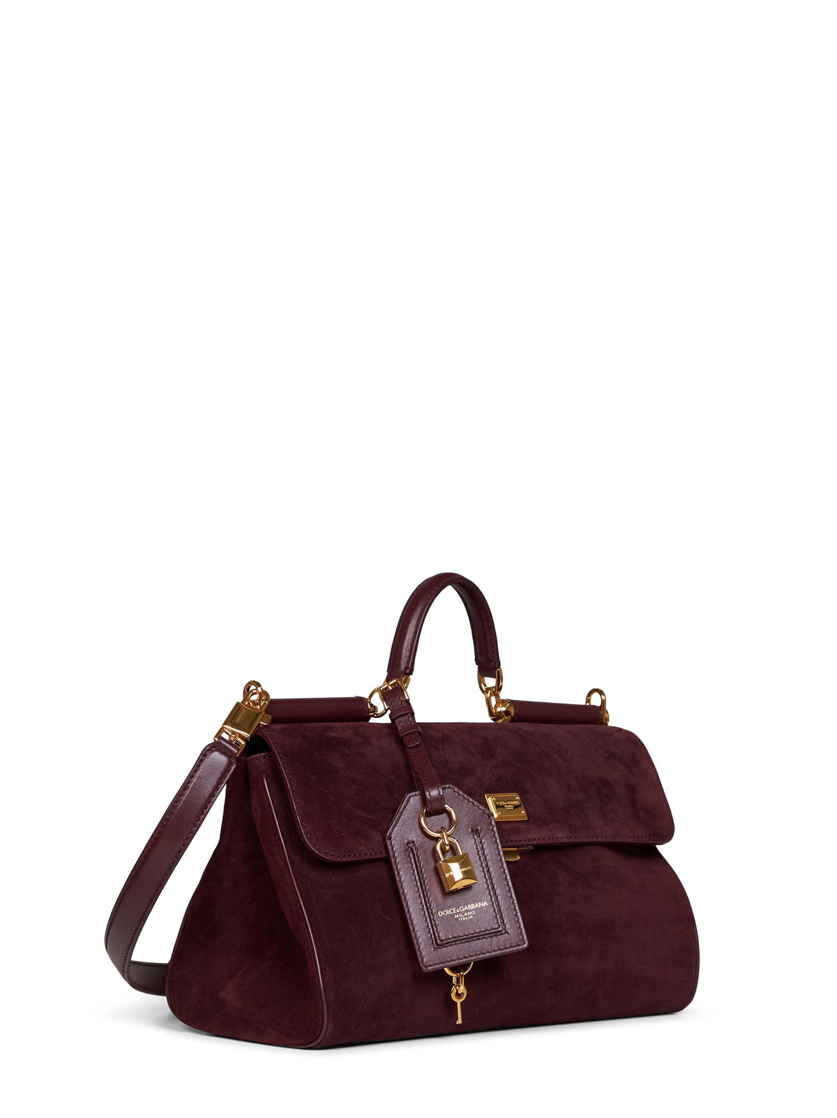 Dolce & Gabbana Women Burgundy My Sicily Medium Handbag