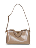 Dolce & Gabbana Women Taupe Vittoria Medium Handbag With Shoulder Strap