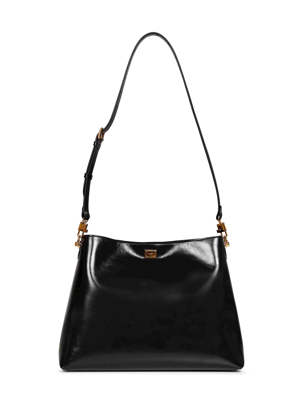 Dolce & Gabbana Women Black Vittoria Large Shoulder Bag