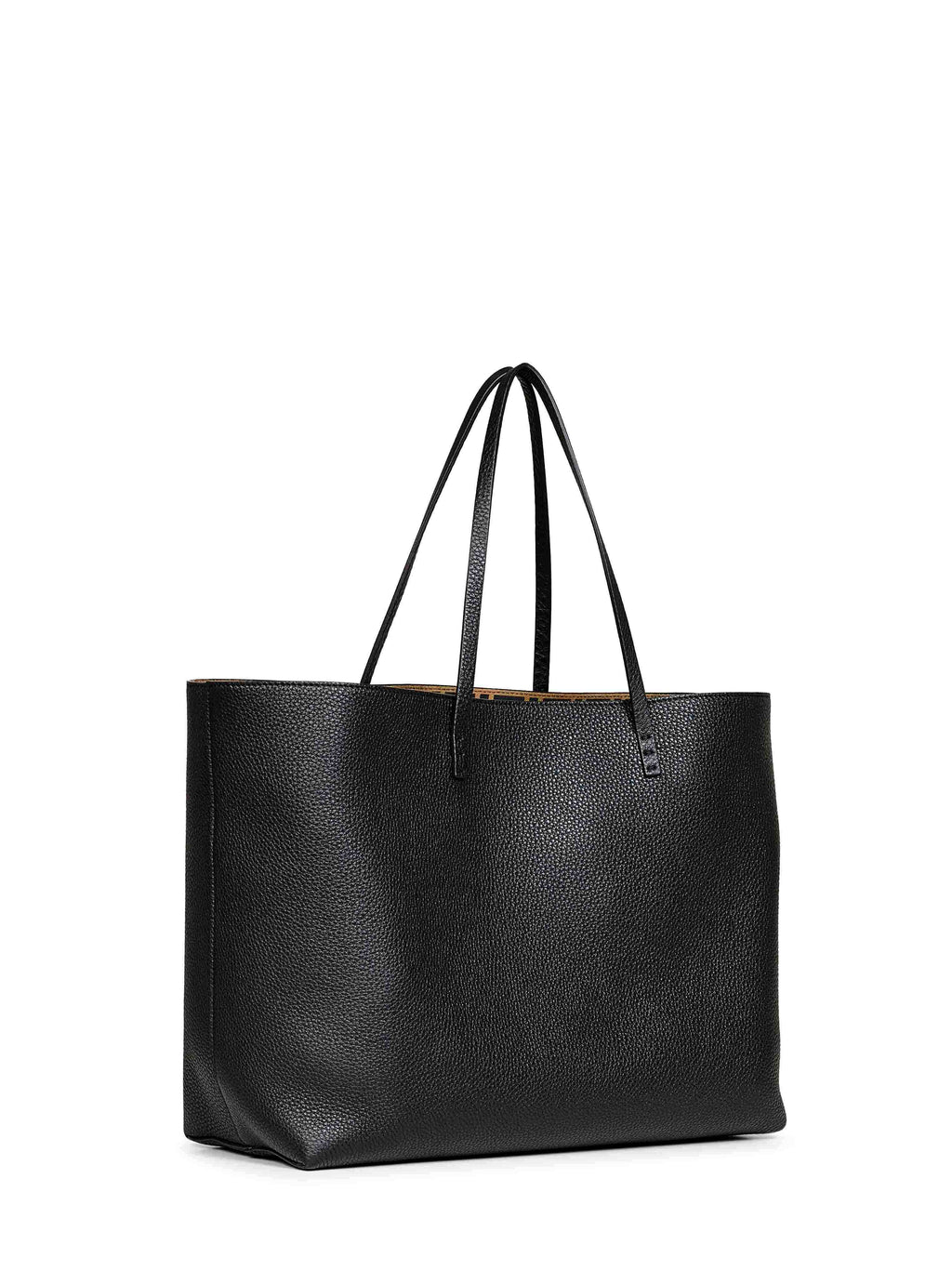 Fendi Women Black Roll Medium Shopper Bag