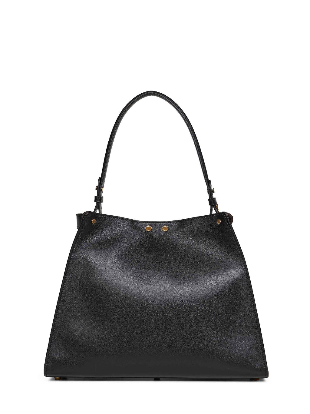 Fendi Women Black And Chocolate Fendi Way Medium Handbag