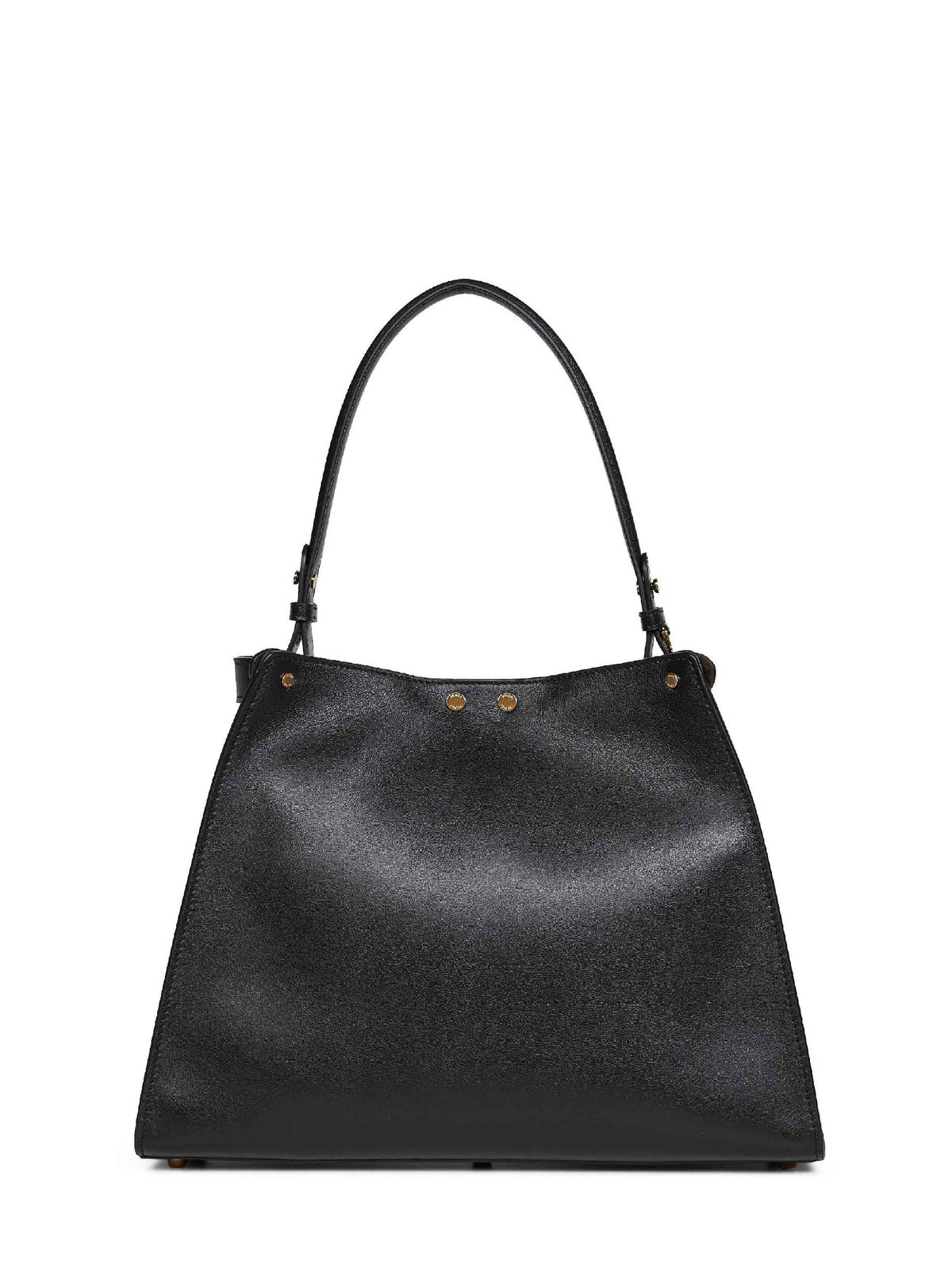Fendi Women Black And Chocolate Fendi Way Medium Handbag