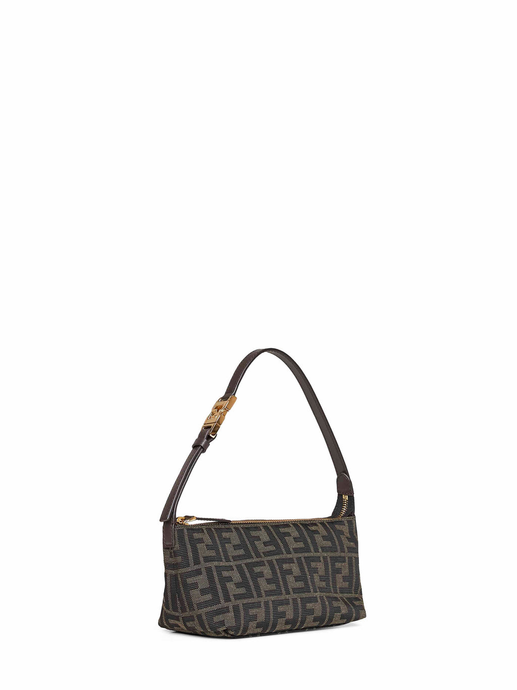 Fendi Women Brown Vanity Monogram Hand Bag <Br/>