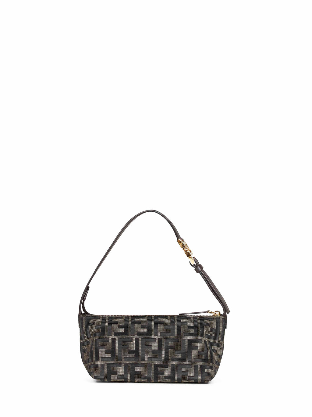 Fendi Women Brown Vanity Monogram Hand Bag <Br/>