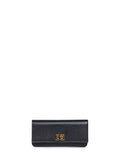 Fendi Women Black Leather Fendi Way Continental Wallet