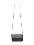 Fendi Women Black Wallet On Chain Tube Compact Wallet On Chain