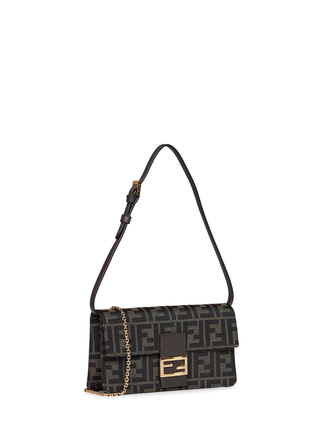 Fendi Women Tobacco Brown Wallet On Chain Minibag