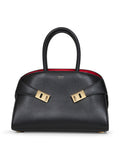 Ferragamo Women Black Hug (M) Top Handle Bag