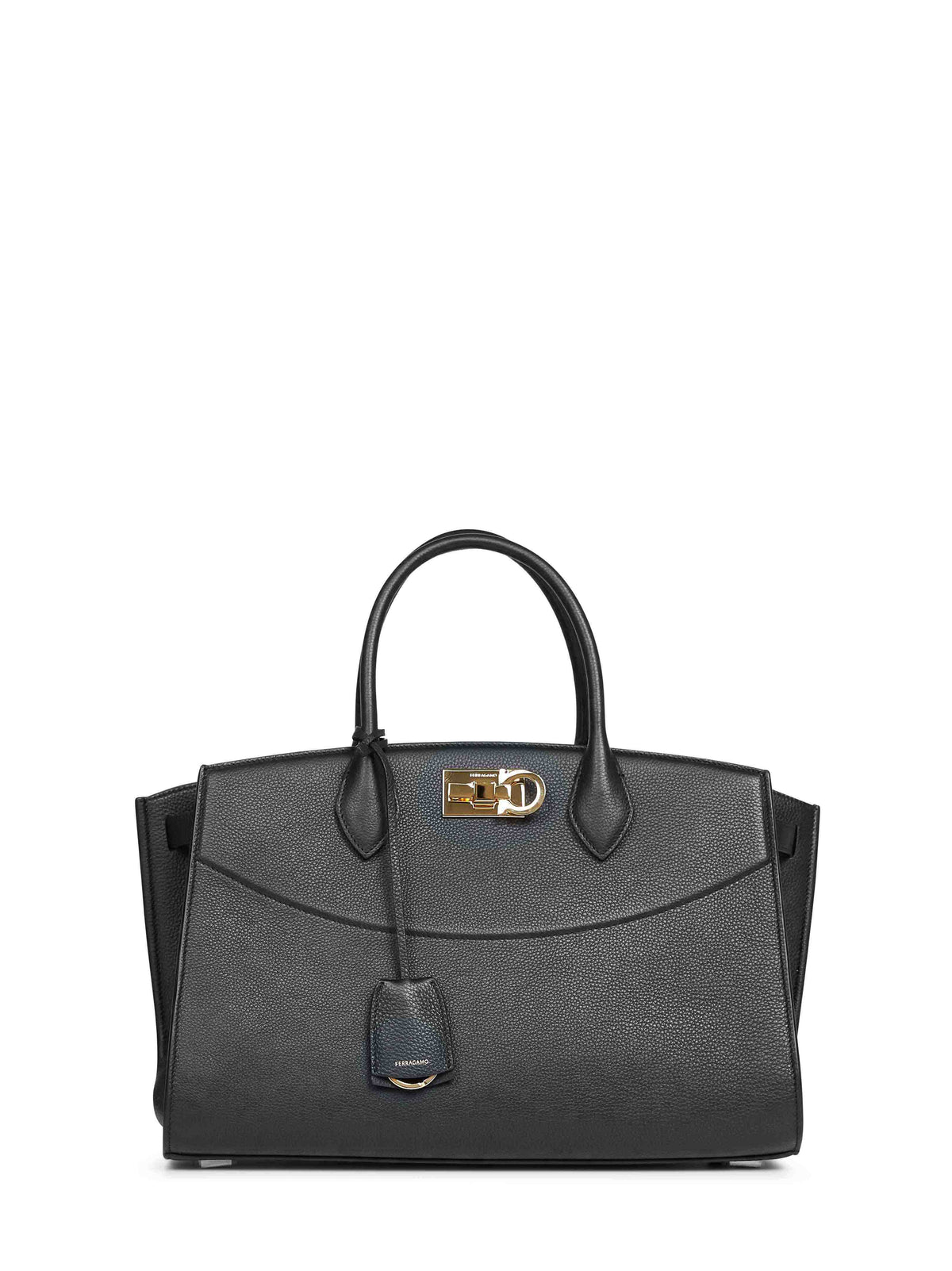 Ferragamo Women Black New Ferragamo Studio Soft Bag (L) Handbag