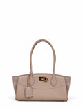 Ferragamo Women Taupe New Ferragamo Studio Soft Bag East West (M) Handbag<Br/>
