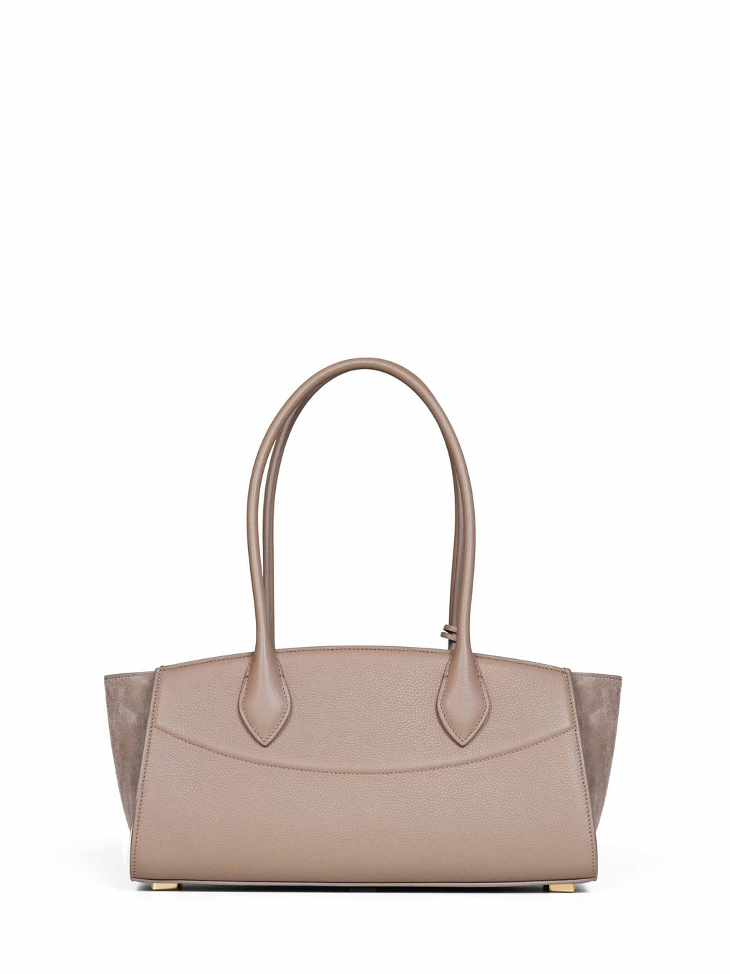 Ferragamo Women Taupe New Ferragamo Studio Soft Bag East West (M) Handbag<Br/>