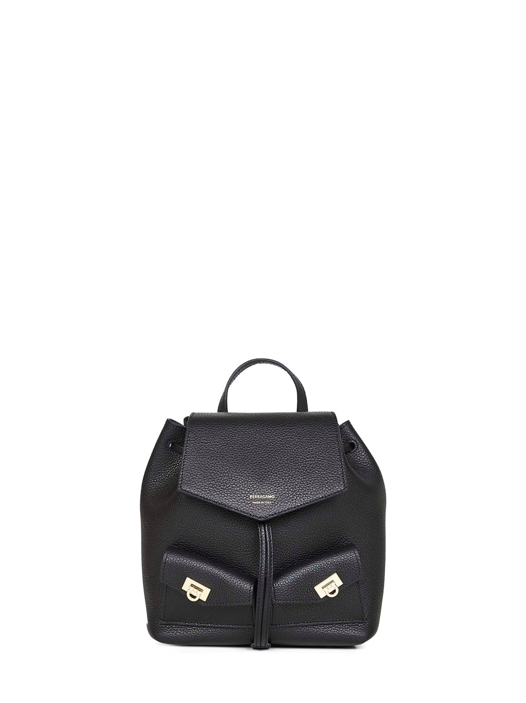 Ferragamo Women Black Harley Backpack