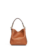Gucci Women Brown Leather Logo Bucket Bag<Br/>