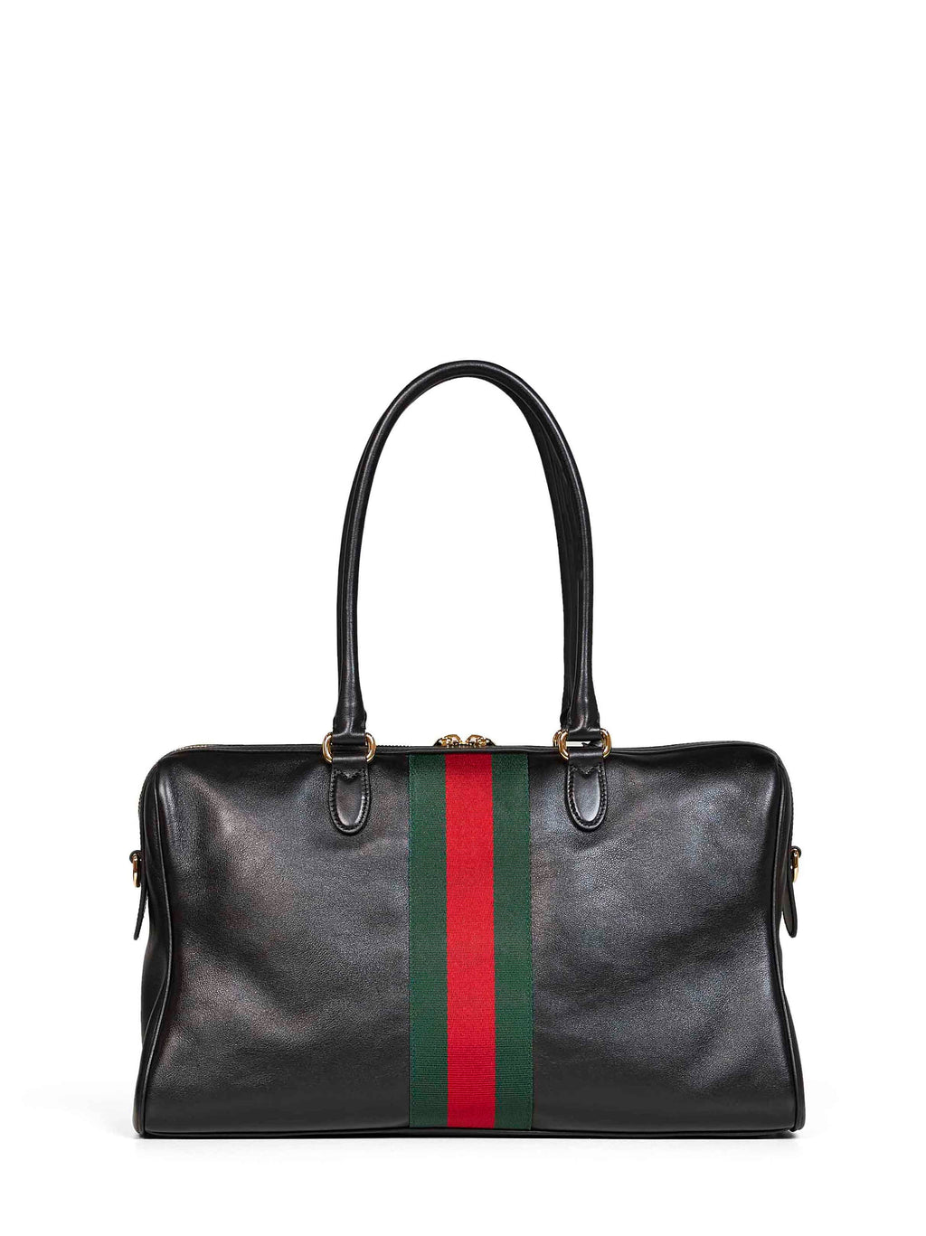 Gucci Women Black Borsetto Large Satchel Bag