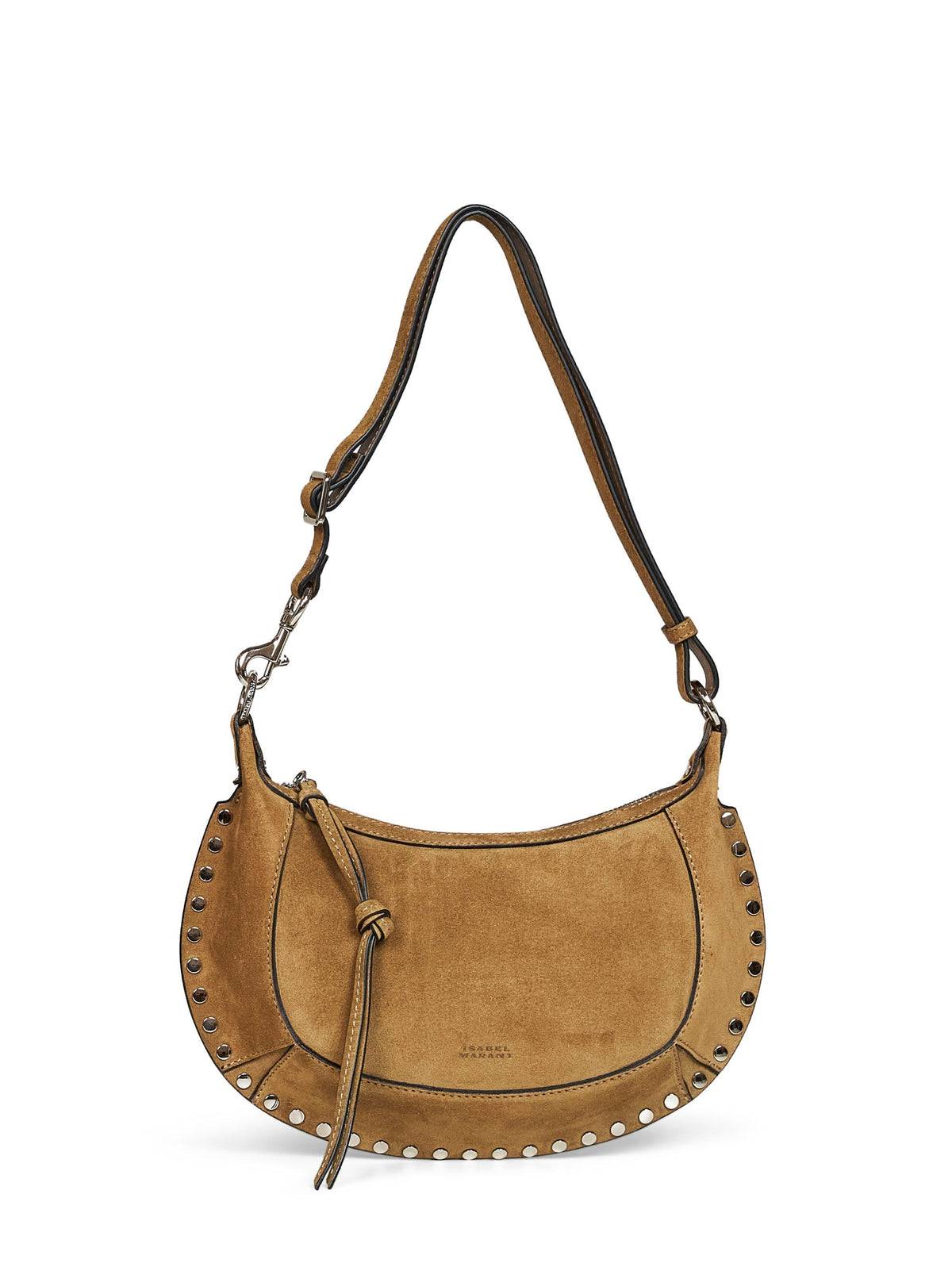 Isabel Marant Women Taupe Oskan Moon Shoulder Bag