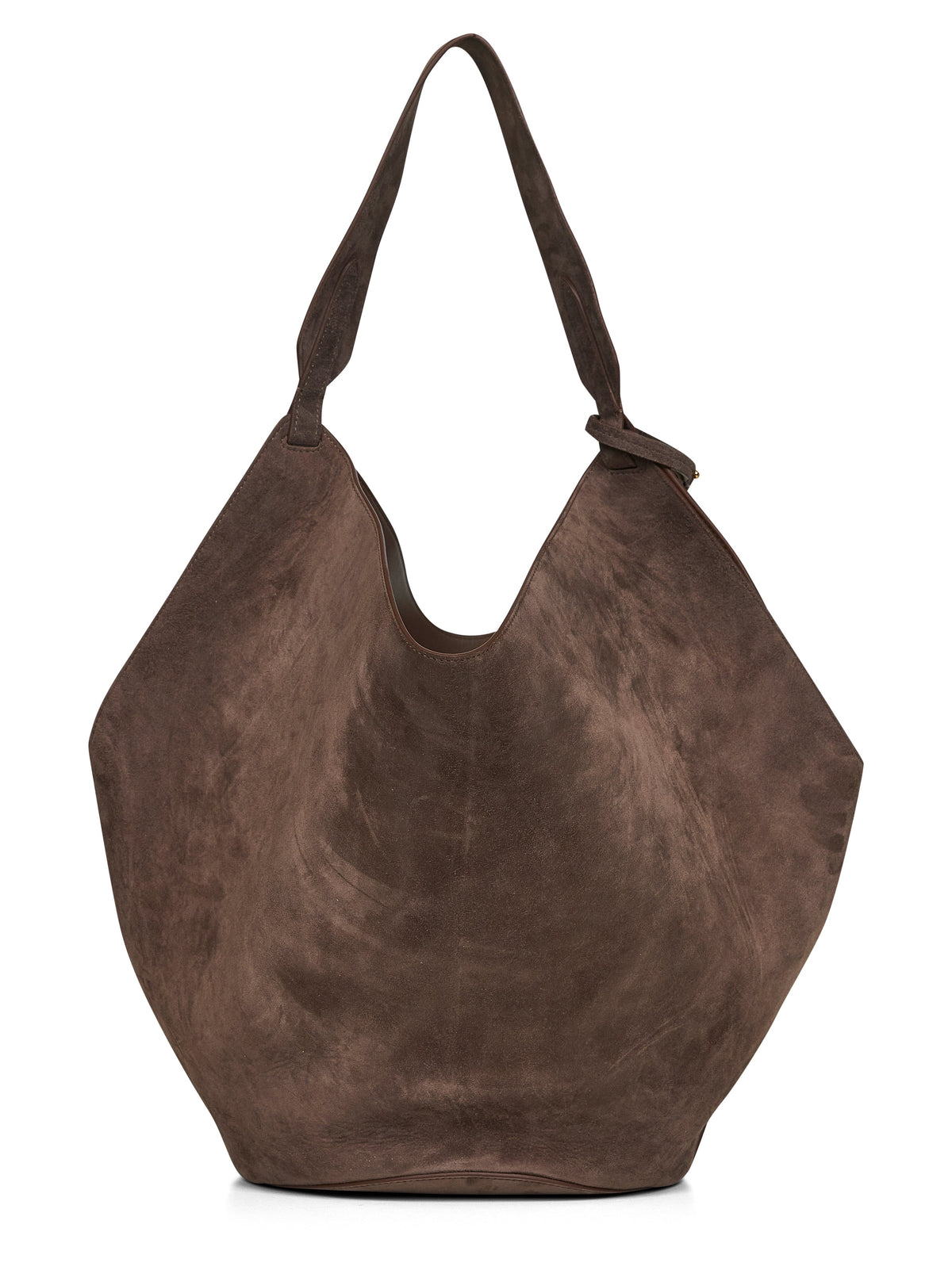 Khaite Women Brown Medium Lotus Tote Bag