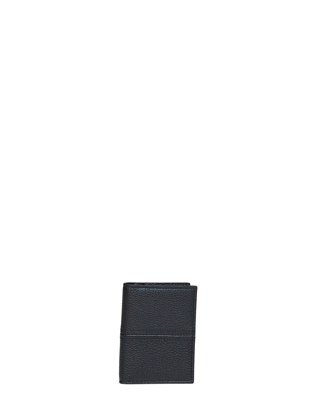 Maison Margiela Women Black Leather Dress-Age Card Holder