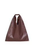 Mm6 Women Cocoa Brown Japanese Bag Classic Shoulder Bag