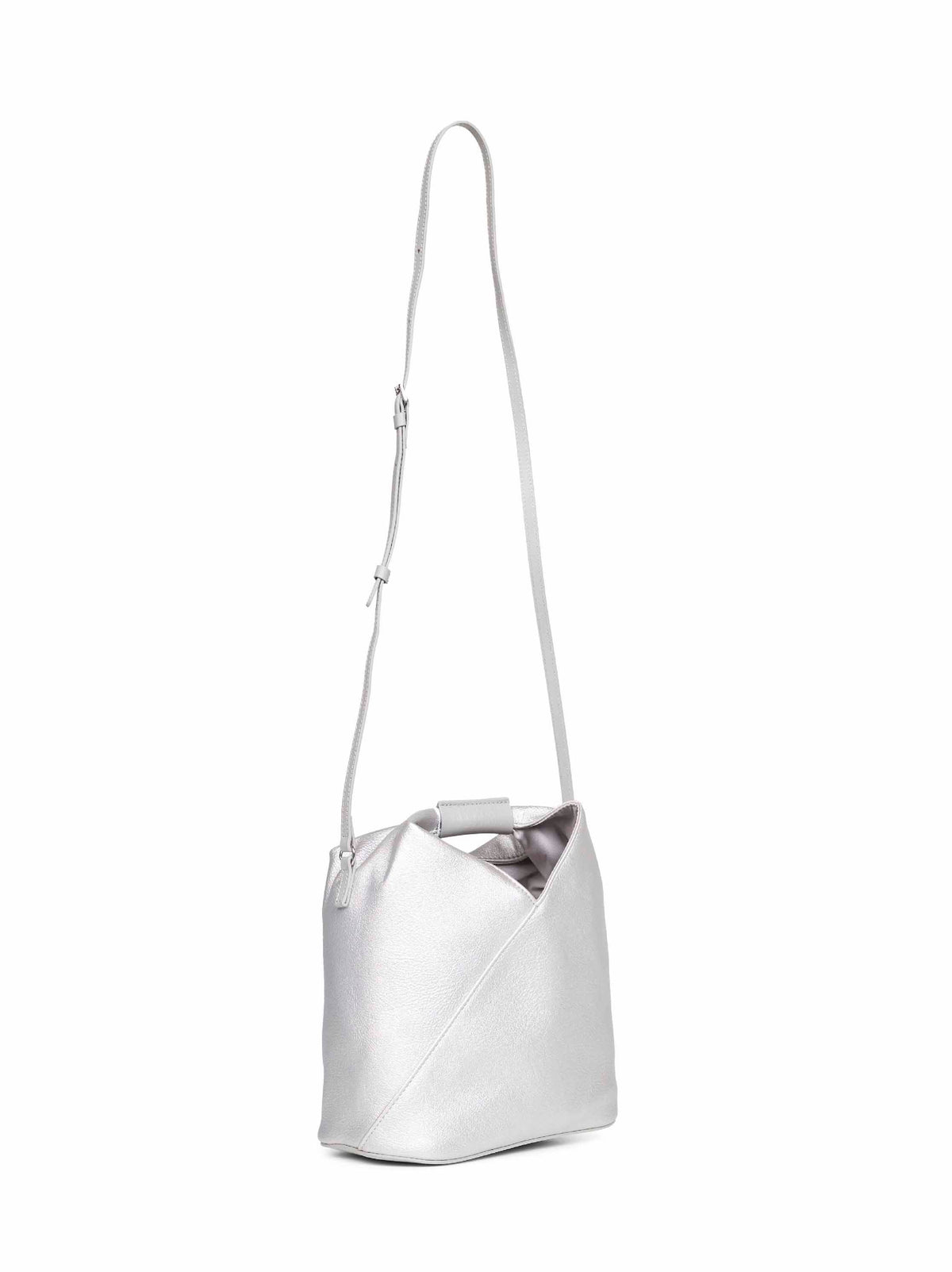 Mm6 Women Silver Japanese Crossbody Bag