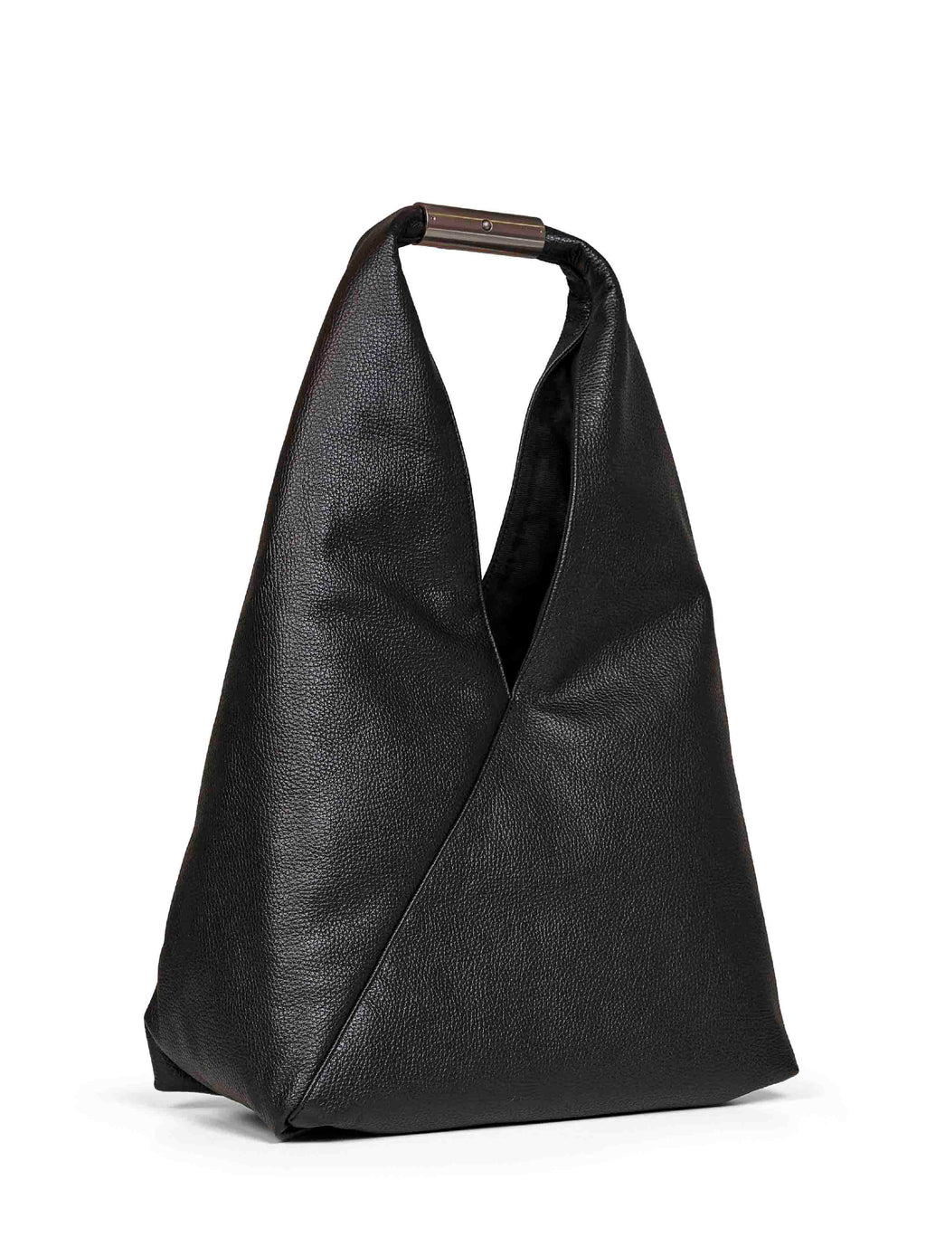 Mm6 Women Black Japanese Medium Bag Jewel Handle Classic Tote