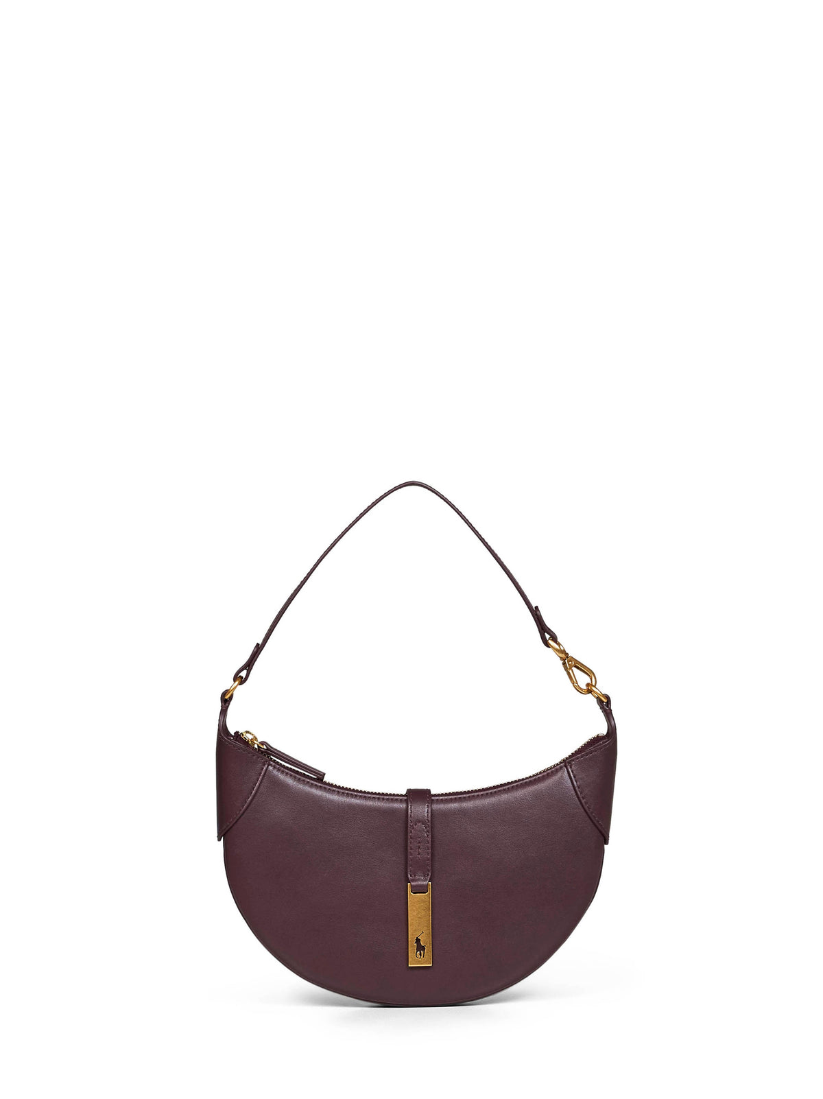Polo Ralph Lauren Women Midnight Merlot Polo Id Mini Shoulder Bag