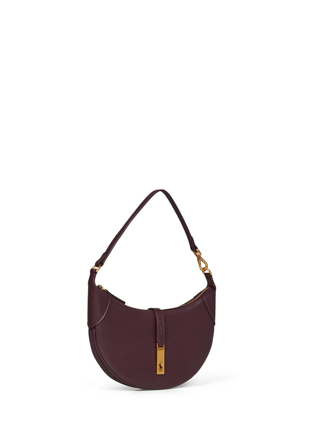 Polo Ralph Lauren Women Midnight Merlot Polo Id Mini Shoulder Bag