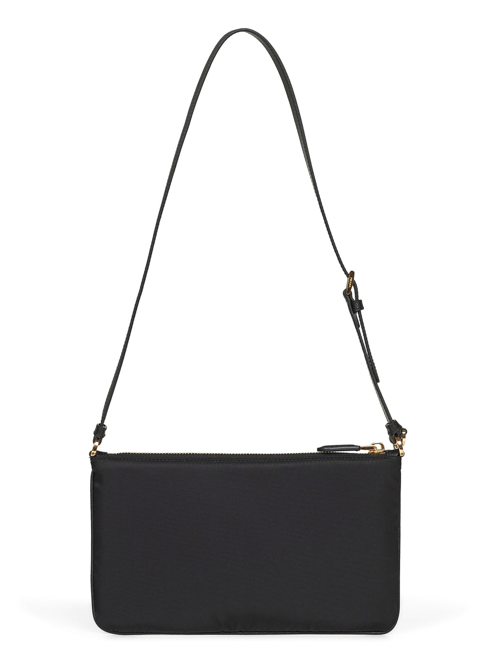 Prada Accessori Pelletteria Women Black Pouch With Shoulder Strap