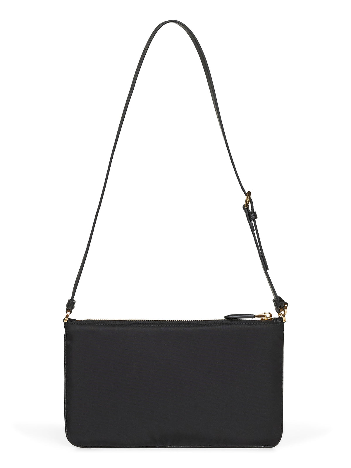 Prada Accessori Pelletteria Women Black Pouch With Shoulder Strap