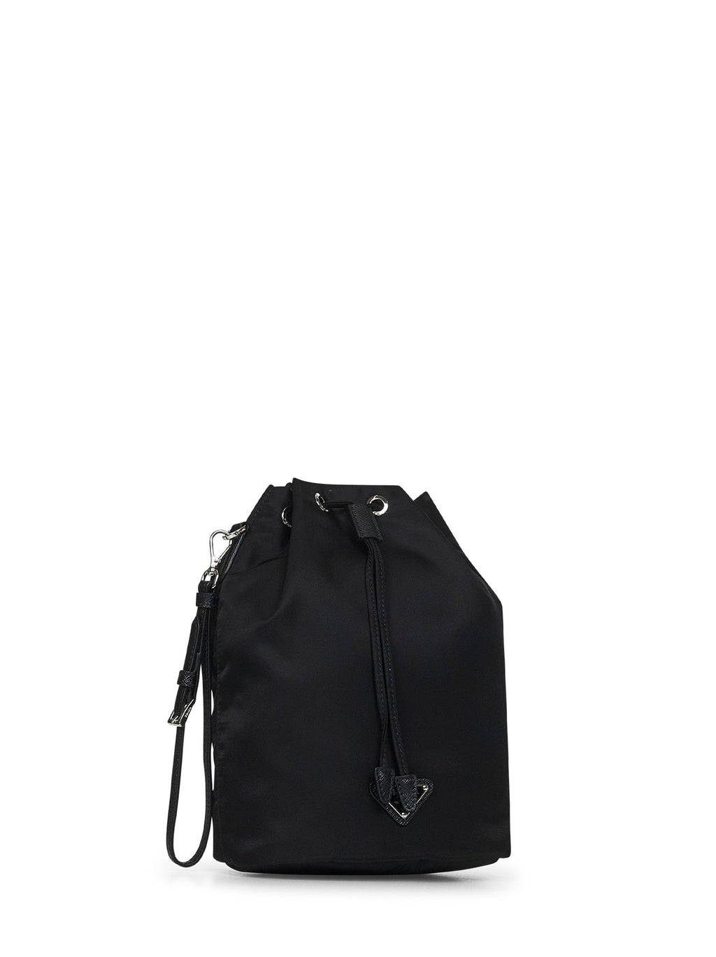 Prada Accessori Pelletteria Women Black Bucket Pouch Bag
